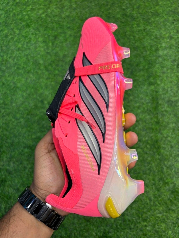 Predator Foldover Elite Next-gen Red FG With Lace - 8