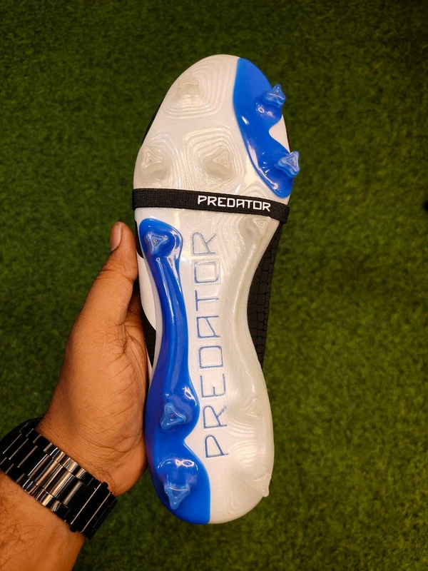 Adidas Predator Black And Blue Color Tongue  - 6