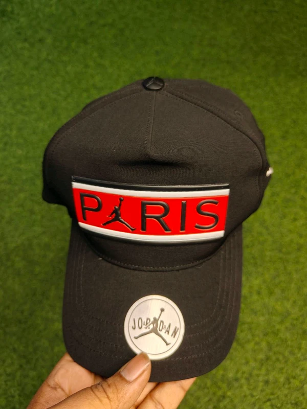 Paris Black Colour Cap