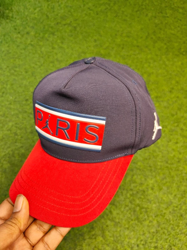 Paris Red And Navy Blue Color Cap