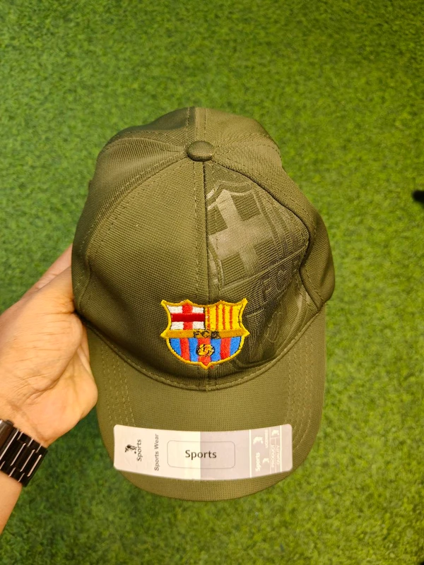 Barcelona Military Green Colour Cap