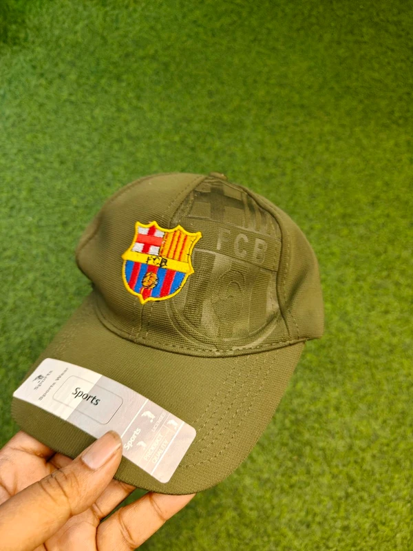 Barcelona Military Green Colour Cap