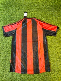 Retro AC Milan Home 1998-99 Half Sleeve - S