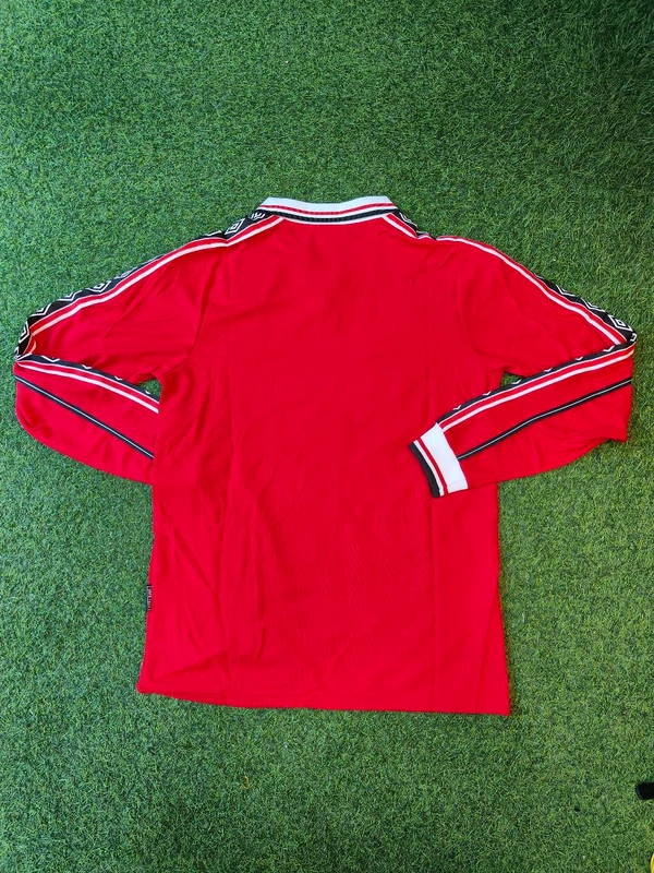 Retro Manchester United 1998-99 Home Full Sleeve - S