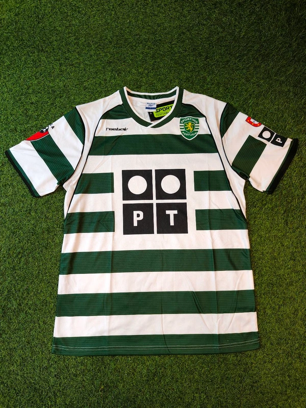 Retro Sporting Lisbon 2001-03 Home Jersey - S