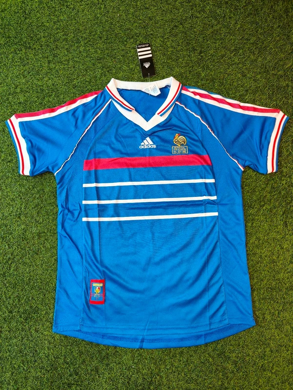 Retro France 1998 Home Jersey - S