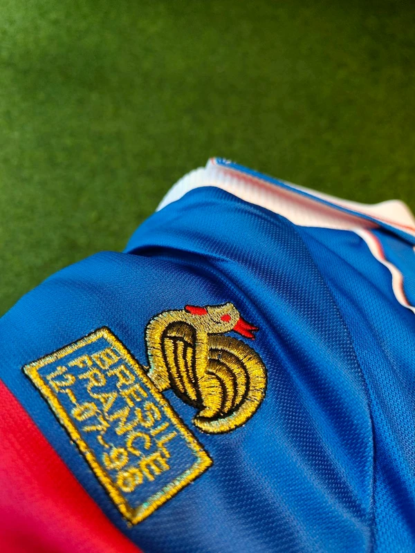 Retro France 1998 Home Jersey - S