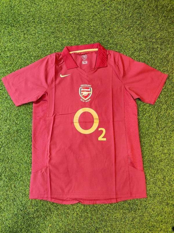 Retro Arsenal 2005-06 O2 Home Jersey - S