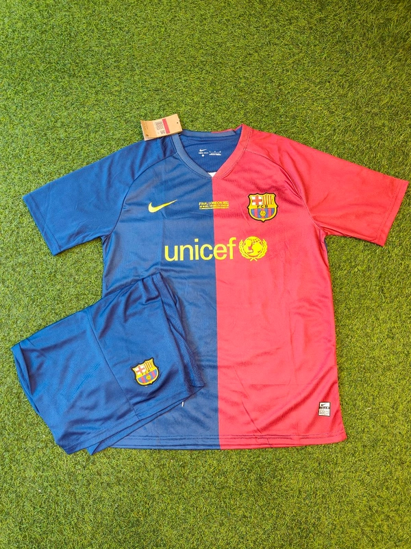 Retro Barcelona 2011 Home Jersey Set - S
