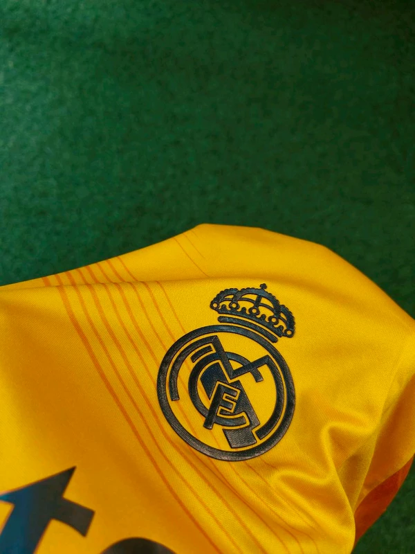 Real Madrid Player Edition Orange Colour Jersey - S