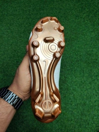 Tempo Cream And Gold Colour Low Top - 5.5