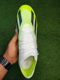 CrazyFast White And Green FG With Lace - 9.5