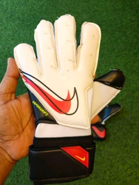 Vapor Acc Goalkeeper  White Colour Match Gloves  - 9