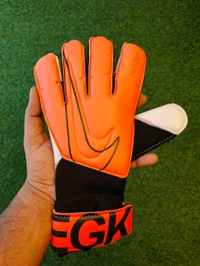 Vapor Grip 3 Goalkeeper Orange Colour Match Gloves  - 9