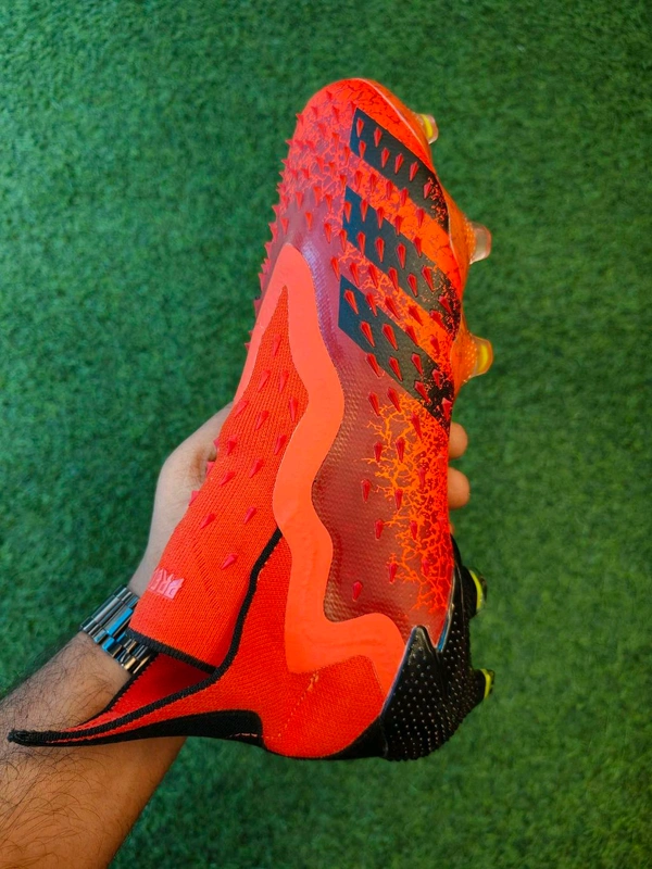 Predator Red Colour Without Less High Ankle - 8