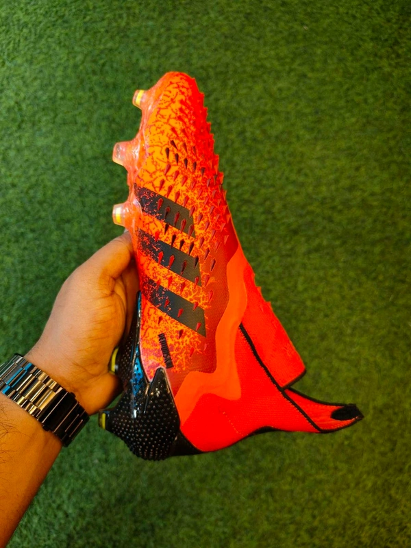 Predator Red Colour Without Less High Ankle - 8