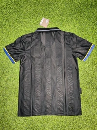 Retro Manchester United 1993-94 Away Black Jersey Half Sleeve  - XL