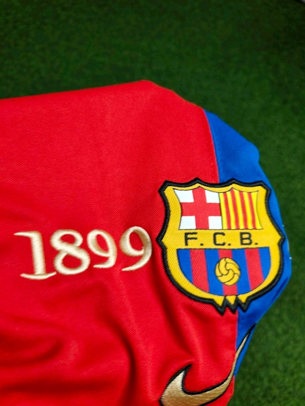 Retro Barcelona 1999-00 Home Half Sleeve  - S