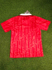 Retro Manchester United 1992-94 Home Half Sleeve  - L