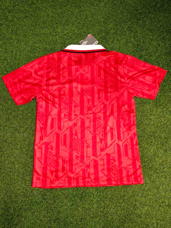 Retro Manchester United 1992-94 Home Half Sleeve  - L