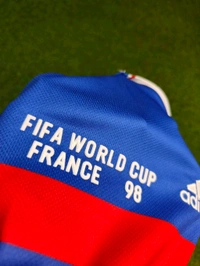 Retro France 1998 Fifa World Cup Full Sleeve  - L