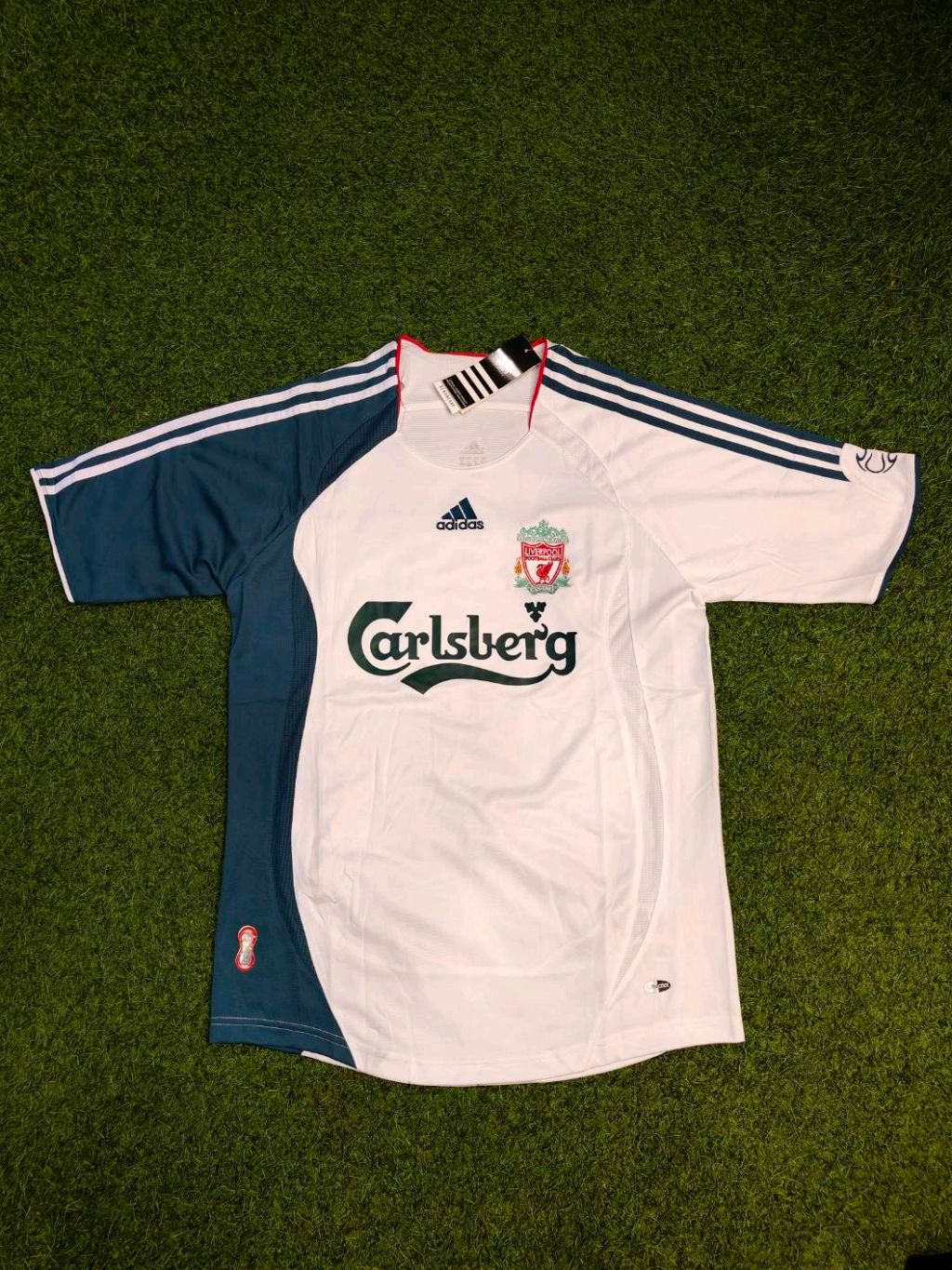 Maillot Liverpool Away 2006-2007 – Taille L – Adidas (jaune)