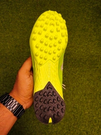 Crazyfast Light Green Colour Astro/Turf Boot With Less  - 6.5
