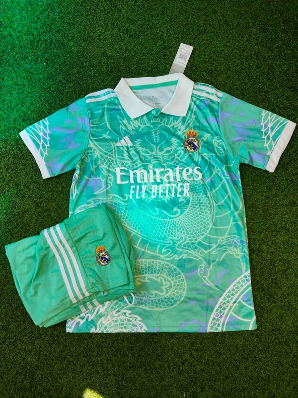 Real Madrid Green Dragon Kit Fan Edition Set  - M