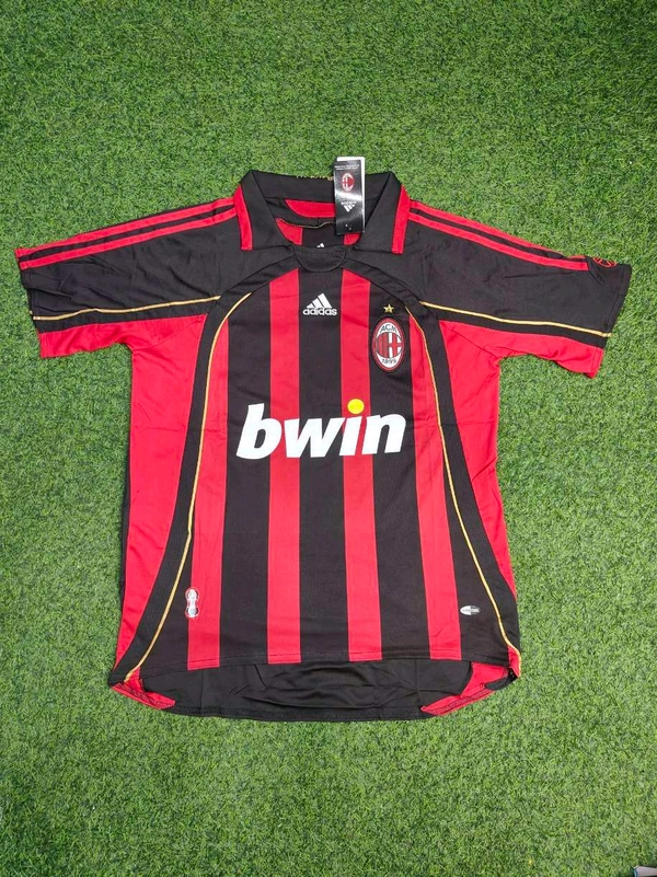 Retro AC Milan Home 2006-07 Half Sleeve  - L