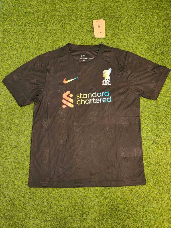 Liverpool Black Colour Player Edition Jersey  - M