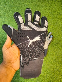Future Black Colour Match Gloves  - 9