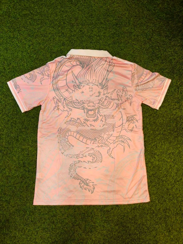 Real Madrid Pink Dragon Jersey With Short  - S