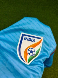 India Football 24/25 Home Jersey With Short  - L