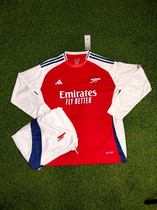Arsenal 24/25 Home Long Sleeve Jersey With Short  - XL