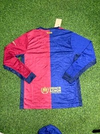Barcelona 24/25 Home Long Sleeve Jersey With Short  - L