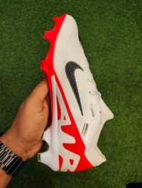 Mercurial Superfly 9 Elite White Red Low-top With Lace  - 5.5