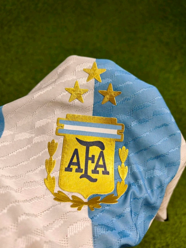 Argentina 2022 World Cup Home Jersey Player Edition 3 Star - XL