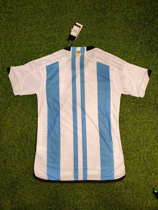 Argentina 2022 World Cup Home Jersey Player Edition 3 Star - XL