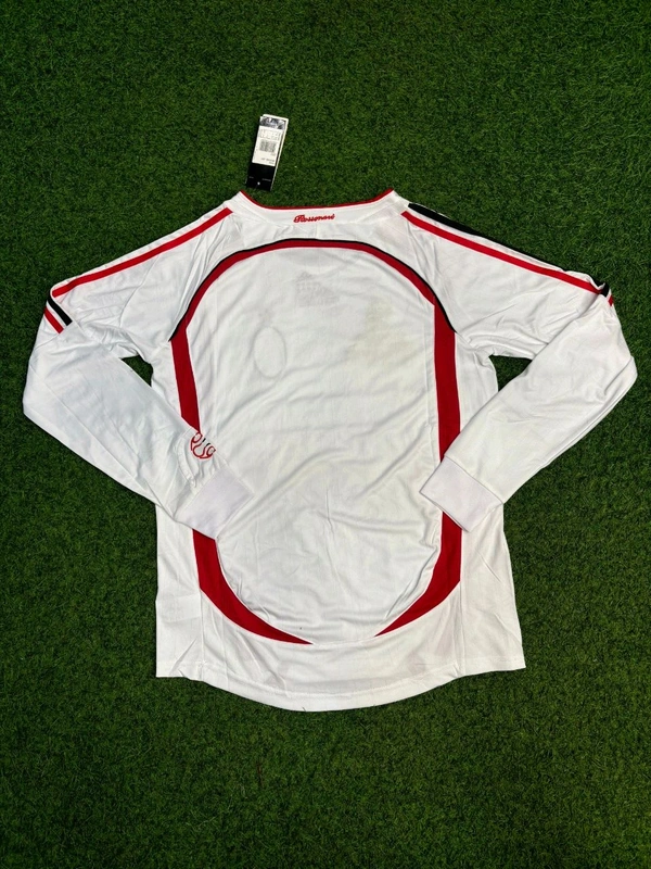 Retro Ac Milan 2006-07 Away Long Sleeve Jersey - S