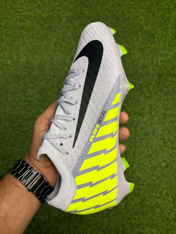 Mercurial Vapor 16 Grey And Green Colour With Lace - 9