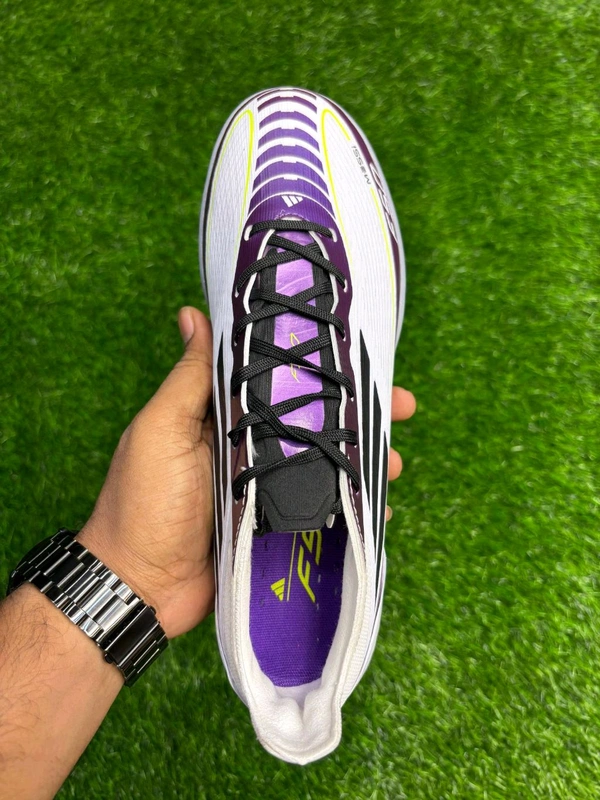 F50 Messi Edition White Astro/Turf Boot With Lace  - 8