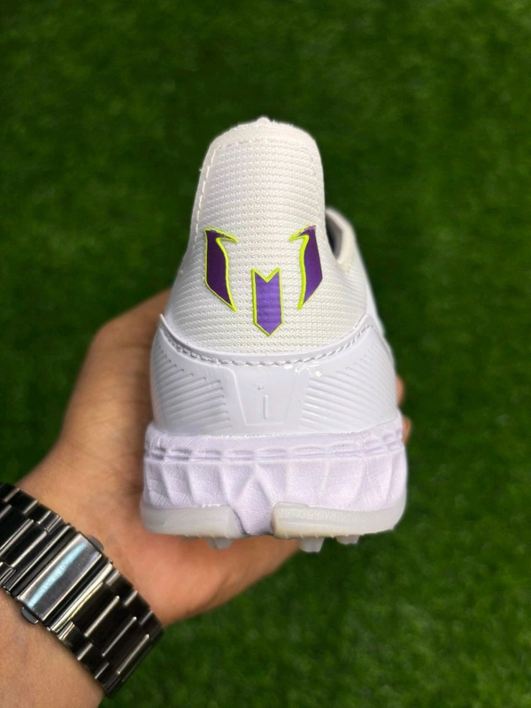 F50 Messi Edition White Astro/Turf Boot With Lace  - 8
