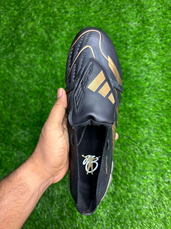 Predator Foldover Elite Black And Gold Colour With Lace - 6.5