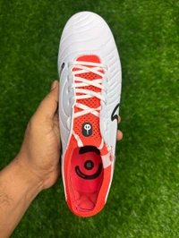Tiempo Legend 9 Elite White Red Colour With Lace  - 5.5