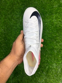 Mercurial Vapor 16 White And Pink High Ankle With Lace - 6