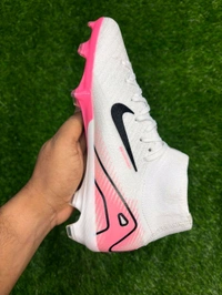 Mercurial Vapor 16 White And Pink High Ankle With Lace - 6