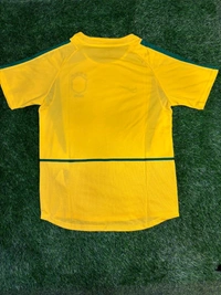 Brazil 2002 World Cup Home Retro Jersey  - L