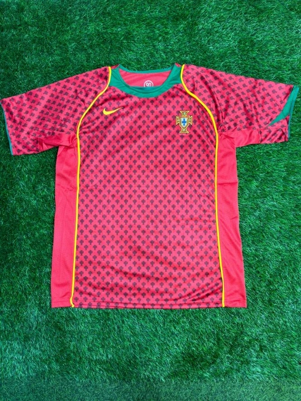 Portugal 2004 Home Retro Jersey - L