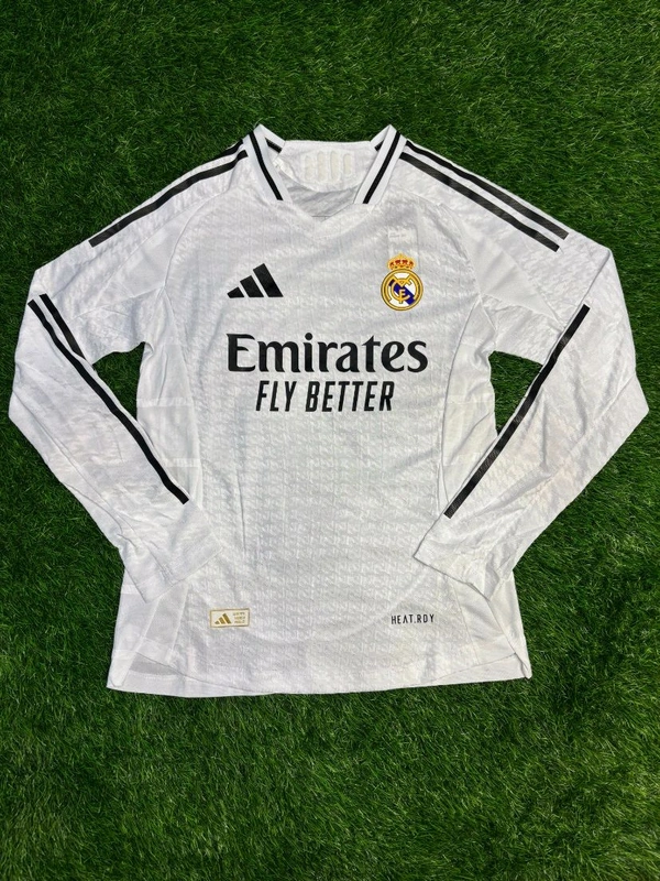 Madrid 24/25 Home Long Sleeve Player Edition - XXL