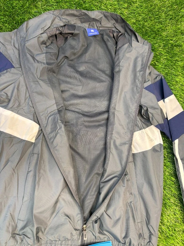 Madrid Gray Colour Track Top - L